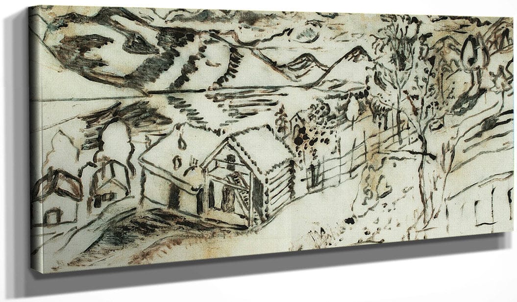 20" x 10" / Canvas Wrap Sandalstrand 1 By Nicolai Astrup Fine Art Print