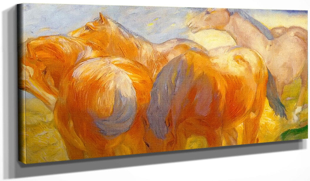 20" x 10" / Canvas Wrap Scan0002 Copy By Franz Marc Fine Art Print
