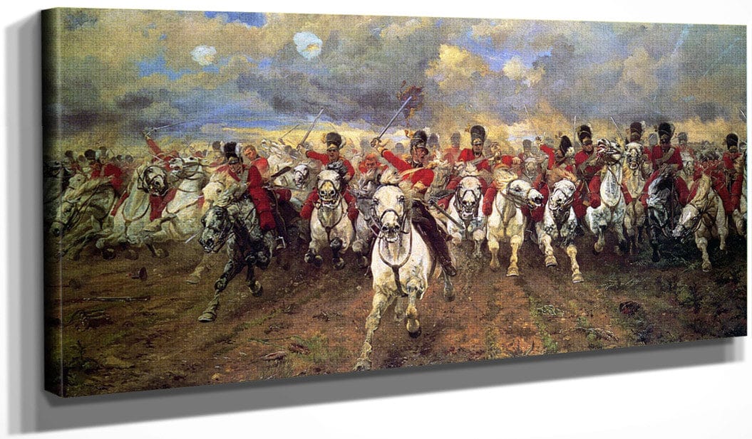 20" x 10" / Canvas Wrap Scotland Forever! By Elizabeth Thompson Fine Art Print