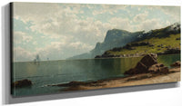 20" x 10" / Canvas Wrap Seascape By Alfred Thompson Bricher Fine Art Print