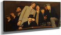 20" x 10" / Canvas Wrap Sentimental Ballad, 1940 By Grant Wood Fine Art Print
