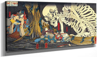 20" x 10" / Canvas Wrap Takiyasha The Witch And The Skeleton Spectre 1847 By Utagawa Kuniyoshi Fine Art Print