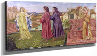 20" x 10" / Canvas Wrap The Garden Of Opportunity 1892 By Evelyn De Morgan Fine Art Print
