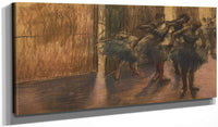 20" x 10" / Canvas Wrap The Rehearsal Room By Edgar Degas Fine Art Print