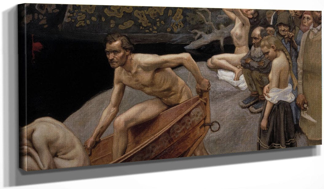 20" x 10" / Canvas Wrap Tuonelan Joella By Akseli Gallen Kallela Fine Art Print