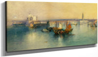 20" x 10" / Canvas Wrap Venice From The Tower Of San Giorgio By Thomas Moran Fine Art Print