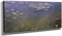 20" x 10" / Canvas Wrap Water Lilies (Agapanthus) By Monet Claude Fine Art Print