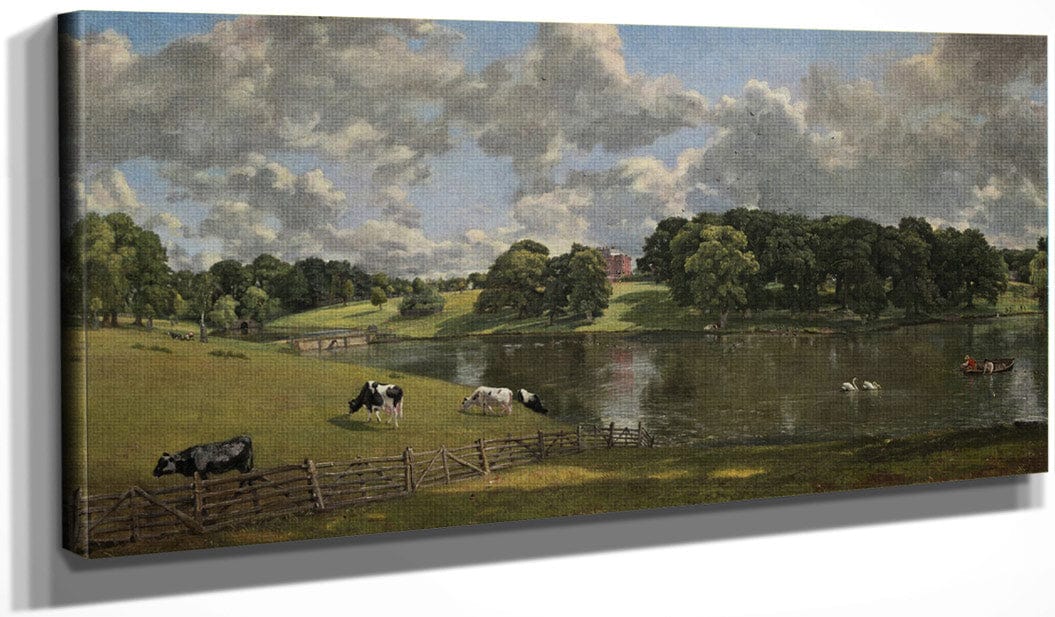 20" x 10" / Canvas Wrap Wivenhoe Park Essex By John Constable Fine Art Print