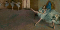 20" x 10" / Fine Art Paper Before The Ballet By Edgar Degas Fine Art Print