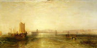 20" x 10" / Fine Art Paper Brighton From The Sea By Joseph Mallord William Turner Fine Art Print