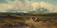 20" x 10" / Fine Art Paper Going To The Hayfield By David Cox Fine Art Print