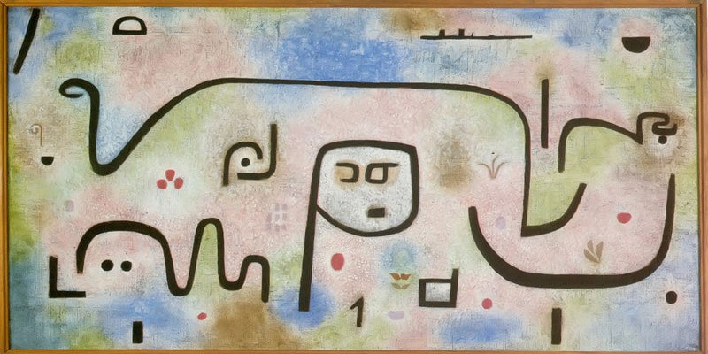 20" x 10" / Fine Art Paper Insula Dulcamara 1938 C1 (481) By Paul Klee Fine Art Print