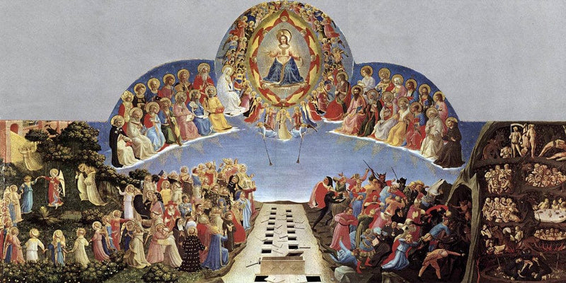 20" x 10" / Fine Art Paper Last Judgment 1431 By Fra Angelico Fine Art Print
