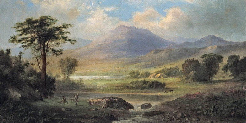 20" x 10" / Fine Art Paper Lough Leane By Duncanson Robert Fine Art Print