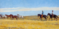 20" x 10" / Fine Art Paper Morning On The Plains By Maynard Dixon Fine Art Print