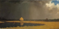 20" x 10" / Fine Art Paper Salt Marsh Hay By Martin Johnson Heade Fine Art Print