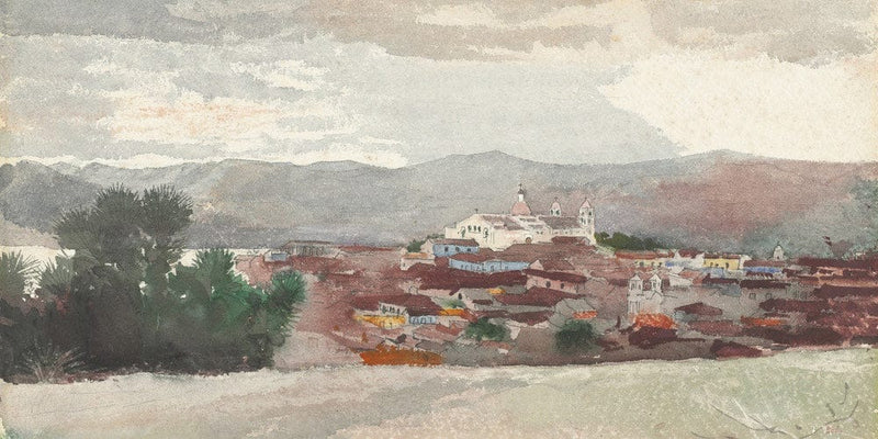 20" x 10" / Fine Art Paper Santiago De Cuba By Winslow Homer Fine Art Print