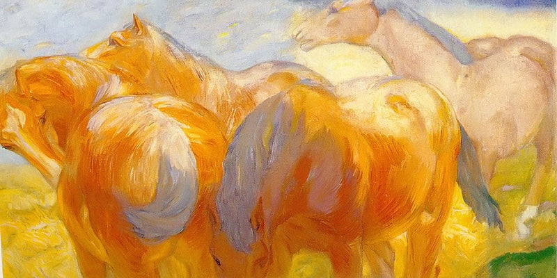 20" x 10" / Fine Art Paper Scan0002 Copy By Franz Marc Fine Art Print