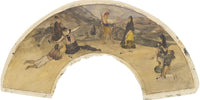 20" x 10" / Fine Art Paper Spanish Dancers And Musicians By Edgar Degas Fine Art Print