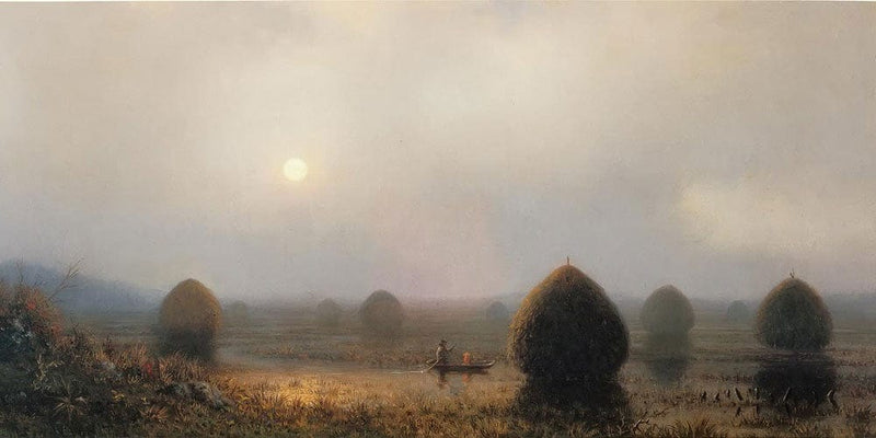 20" x 10" / Fine Art Paper The Great Swamp By Martin Johnson Heade Fine Art Print