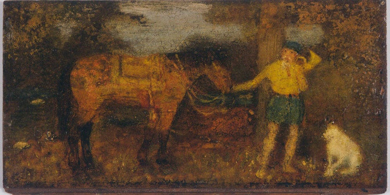 20" x 10" / Fine Art Paper The Hunter By  Ryder, Albert Pinkham Fine Art Print