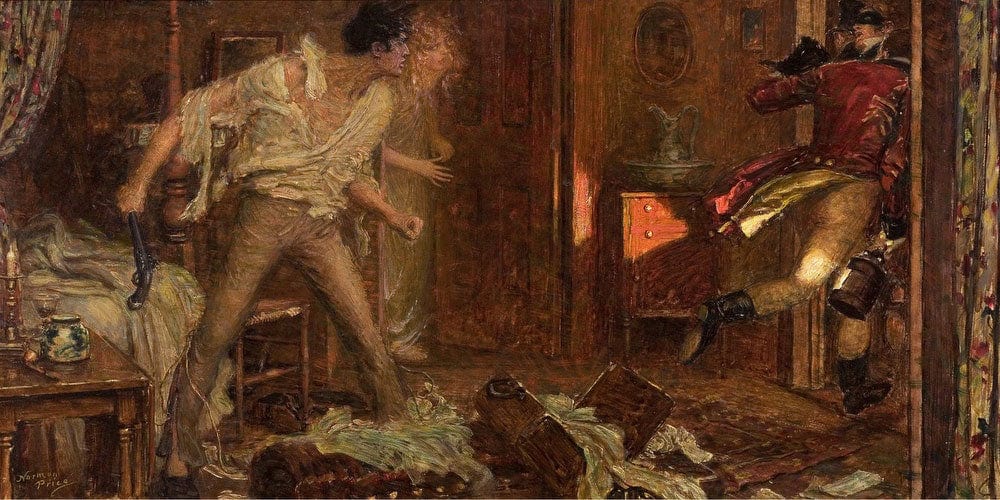 20" x 10" / Fine Art Paper The Intruder By Norman Mills Price Fine Art Print