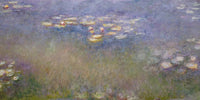20" x 10" / Fine Art Paper Water Lilies 3 By Claude Monet Fine Art Print