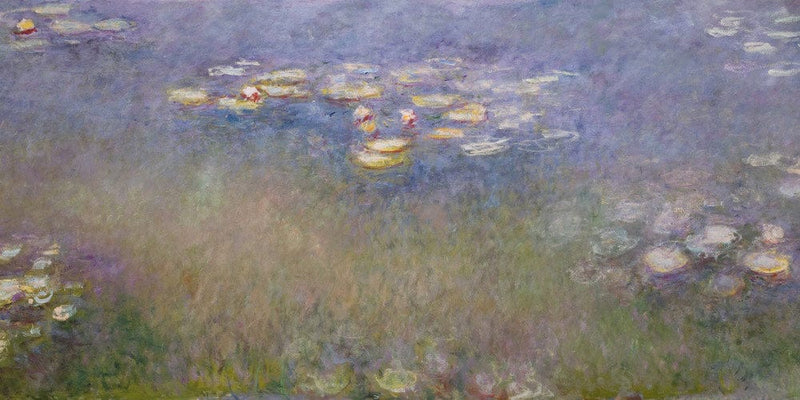 20" x 10" / Fine Art Paper Water Lilies 3 By Claude Monet Fine Art Print
