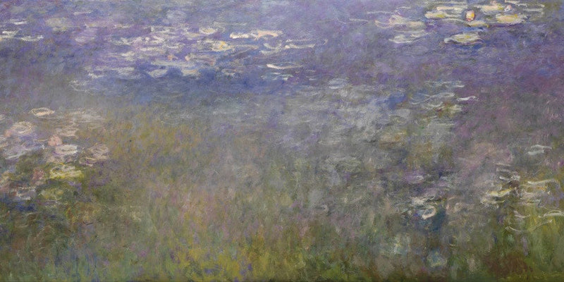 20" x 10" / Fine Art Paper Water Lilies 4 By Claude Monet Fine Art Print