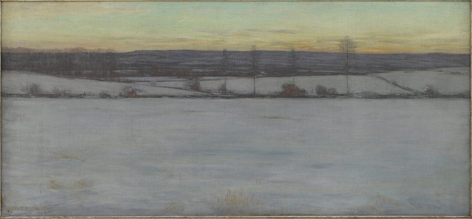 20" x 10" / Fine Art Paper Winter (1893) by Dwight William Fine Art Print