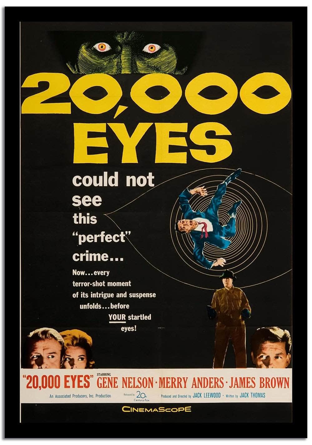 20000 Eyes  Vintage Poster Fine Art Print