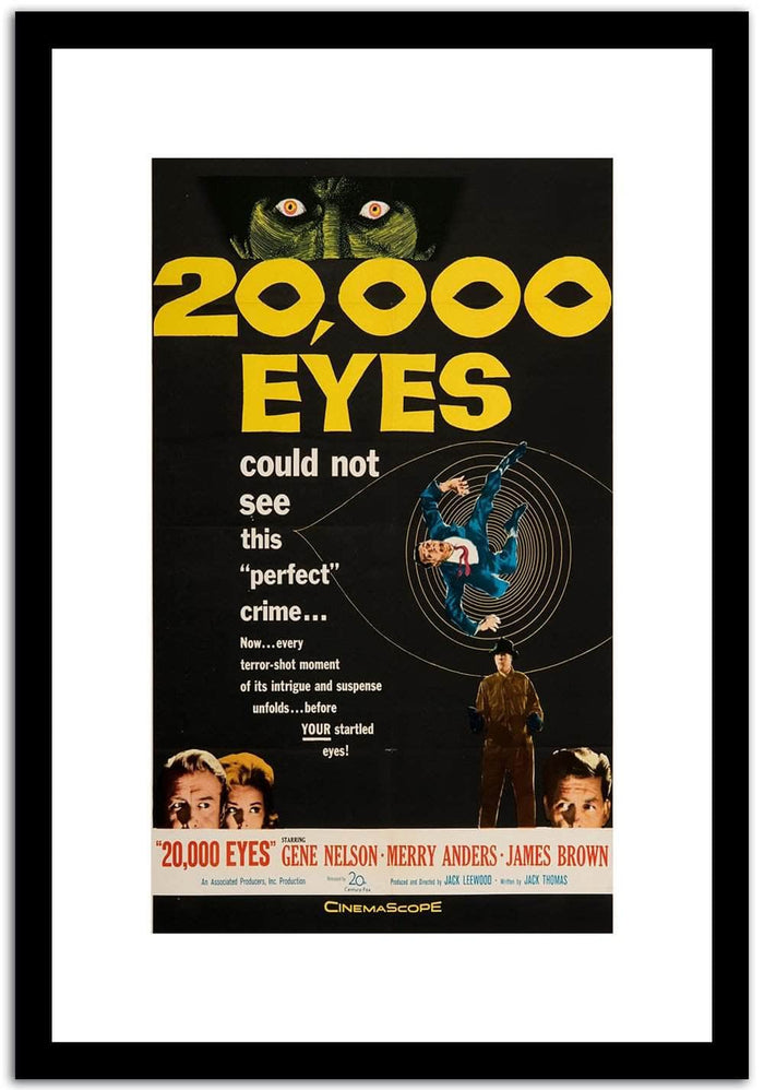 20000 Eyes  Vintage Poster Fine Art Print