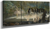 48" x 24" / Split Canvas Ballet At The Paris Opera By Edgar Degas Fine Art Print
