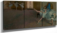 48" x 24" / Split Canvas Before The Ballet By Edgar Degas Fine Art Print