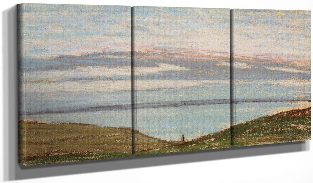 48" x 24" / Split Canvas Broad Landscape By Monet Claude Fine Art Print