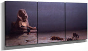 48" x 24" / Split Canvas Merson Rest On The Flight Into Egypt By Luc Olivier Merson Fine Art Print