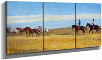 48" x 24" / Split Canvas Morning On The Plains By Maynard Dixon Fine Art Print