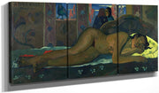 48" x 24" / Split Canvas Nevermore O Taiti 1897 Oil On Canvas 50X116Cm Courtauld Institute Of Art By Paul Gauguin Fine Art Print