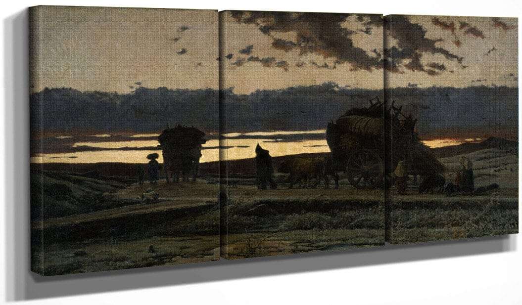 48" x 24" / Split Canvas Recanca By Joaquim Vayreda Vila Fine Art Print