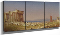 48" x 24" / Split Canvas Ruins Of The Parthenon By Sanford Robinson Gifford Fine Art Print