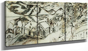 48" x 24" / Split Canvas Sandalstrand 1 By Nicolai Astrup Fine Art Print