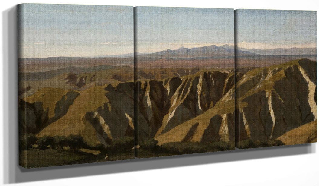 48" x 24" / Split Canvas Volterra By Elihu Vedder Fine Art Print