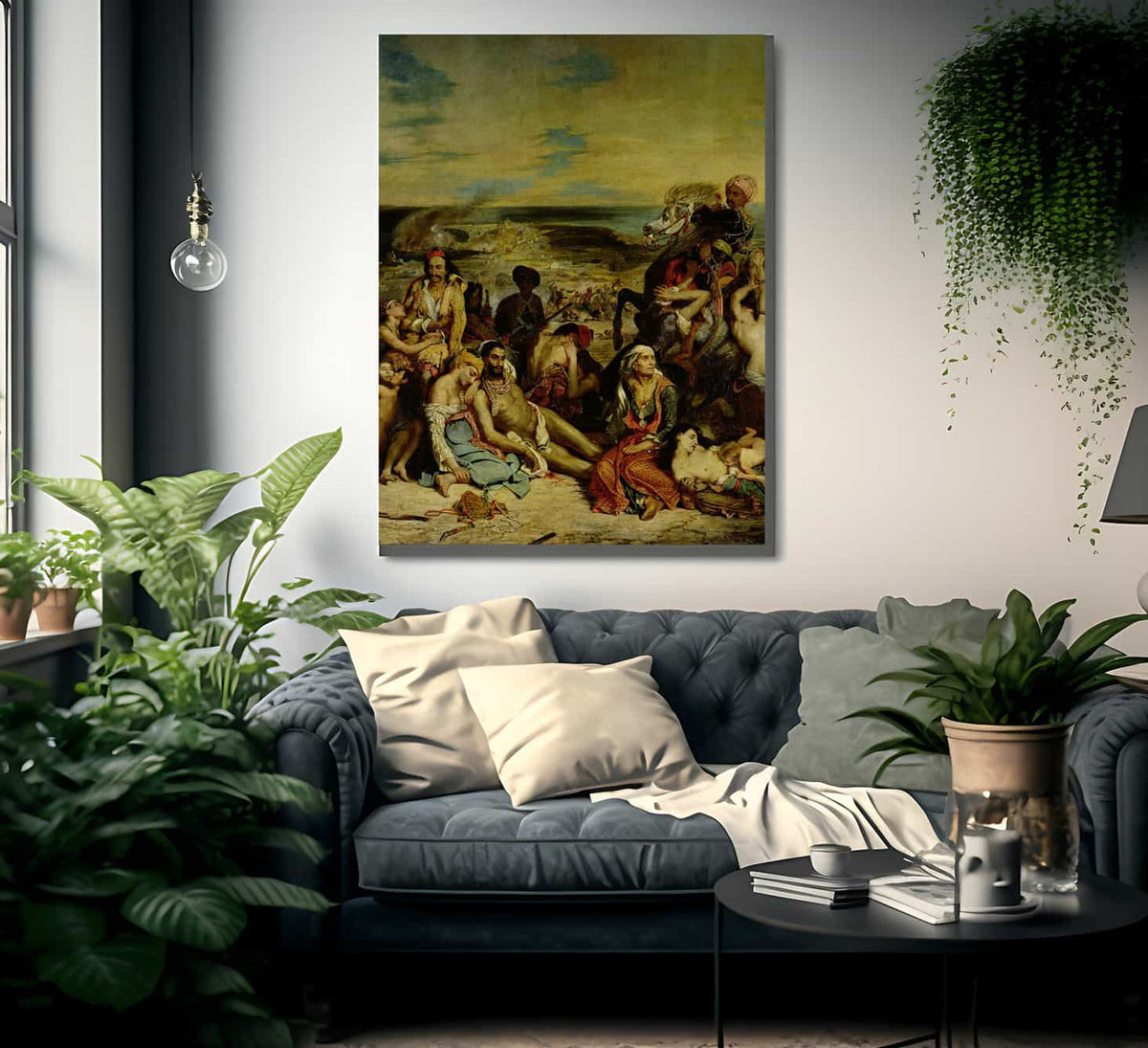 9673Lpr 246Bc3Feb51877B By Ferdinand Victor Eugene Delacroix Fine Art Print