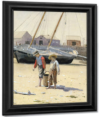 A Basket Of Clams By Winslow Homer Fine Art Print