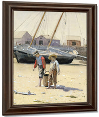 A Basket Of Clams By Winslow Homer Fine Art Print