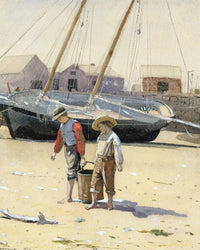 A Basket Of Clams By Winslow Homer Fine Art Print
