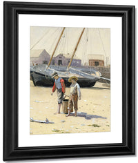 A Basket Of Clams By Winslow Homer Fine Art Print