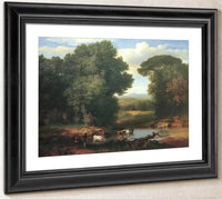 A Bit Of The Roman Aqueduct By George Inness Fine Art Print