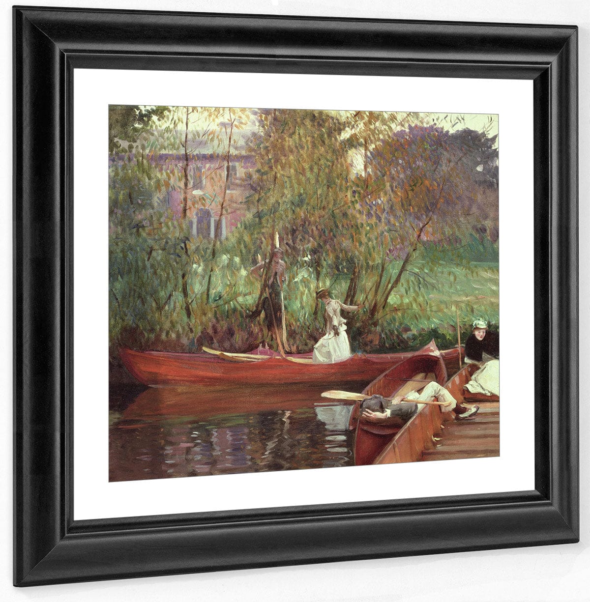 A Boating Party By John Singer Sargent Fine Art Print