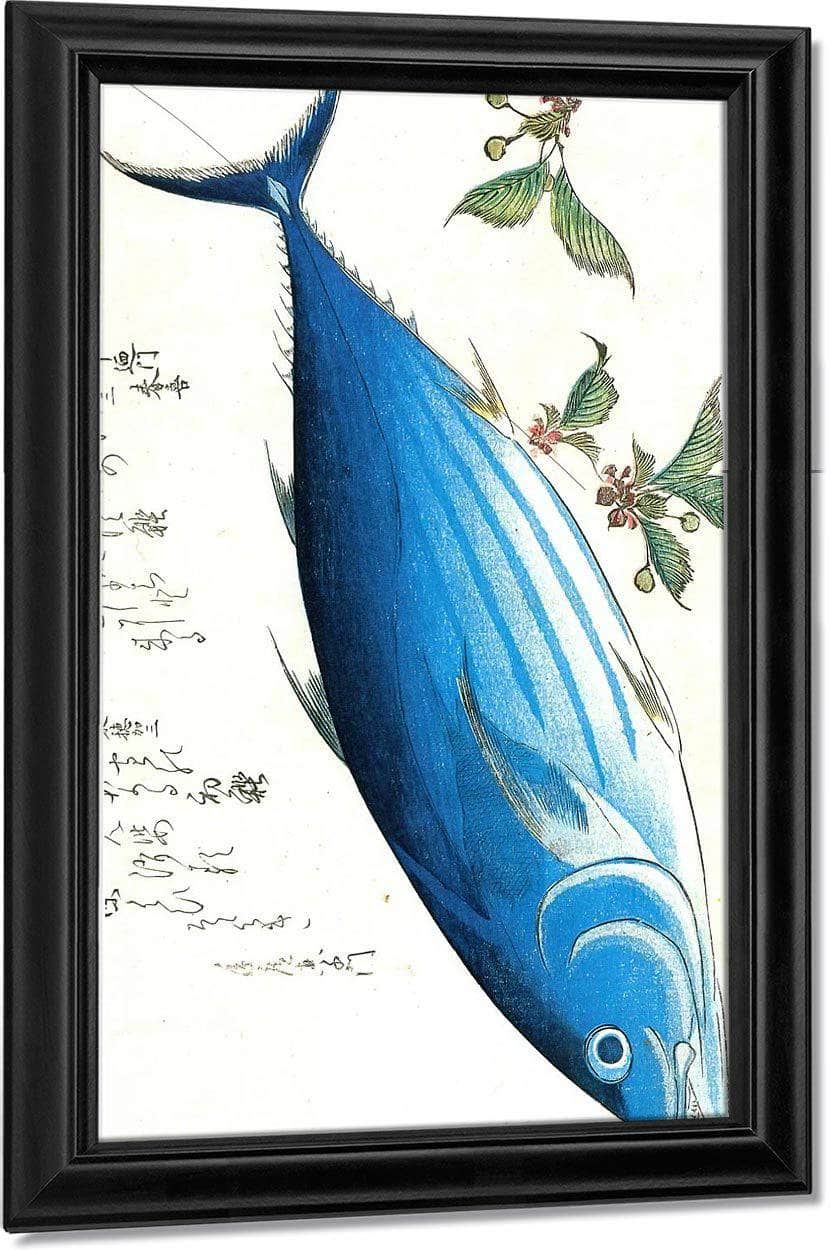 A Bonito By Hiroshige Fine Art Print
